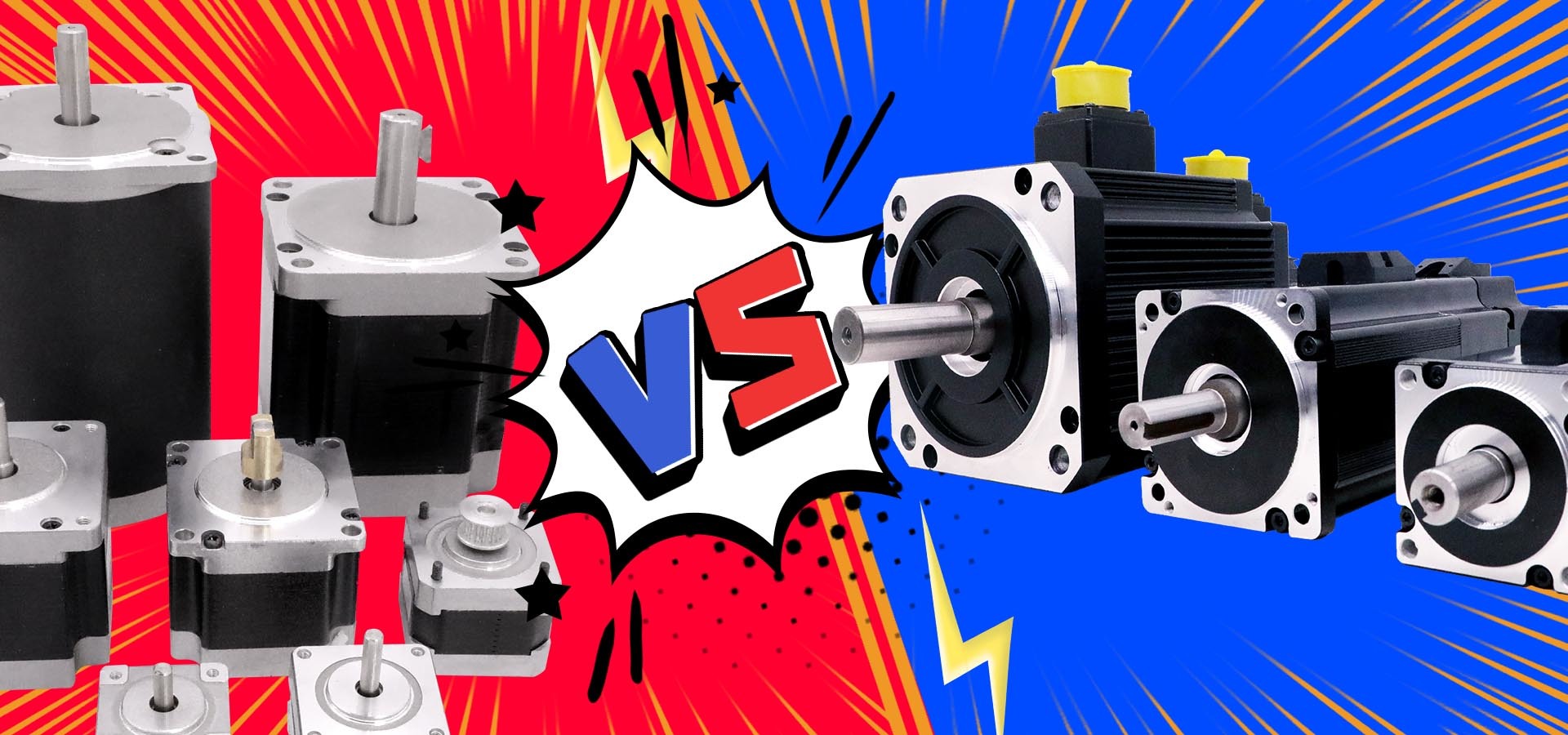 Blog perusahaan terbaru tentang Perbedaan Antara Motor Servo dan Motor Stepper