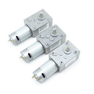 Beli Kecil 36V 12V 24v DC Worm Gear Motor Torsi Tinggi 136 RPM 1 27 Rasio Pengurangan online manufacture